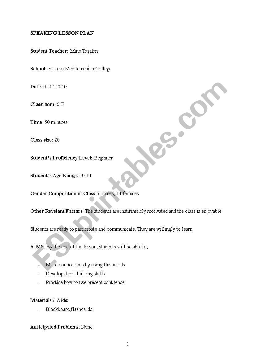 lesson plan worksheet