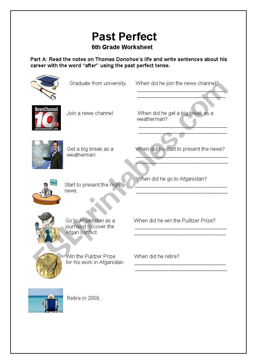 Past Perfect vs Past Simle worksheet