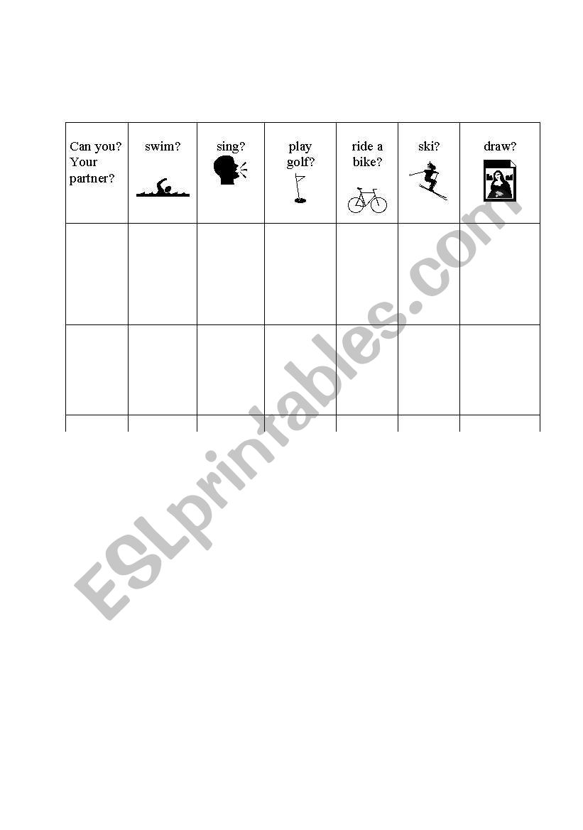 can worksheet