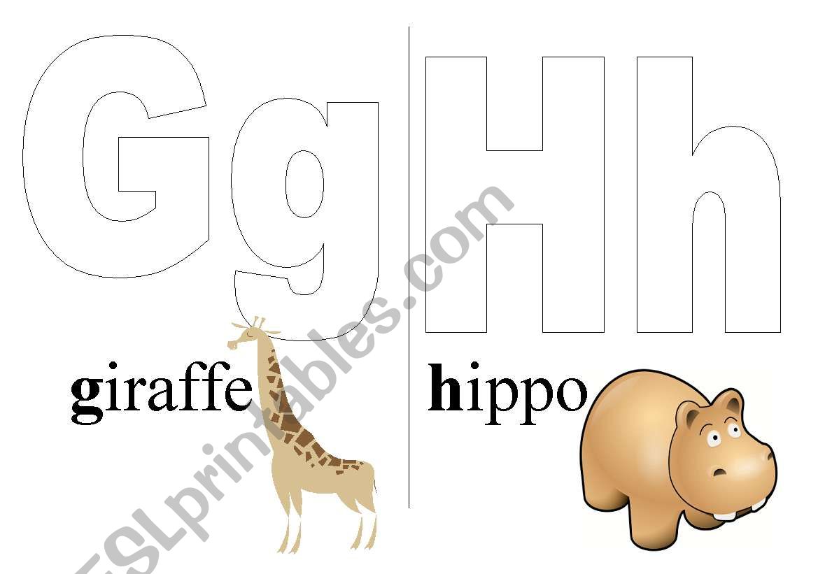  English Alphabet - Part 3 (g-r)