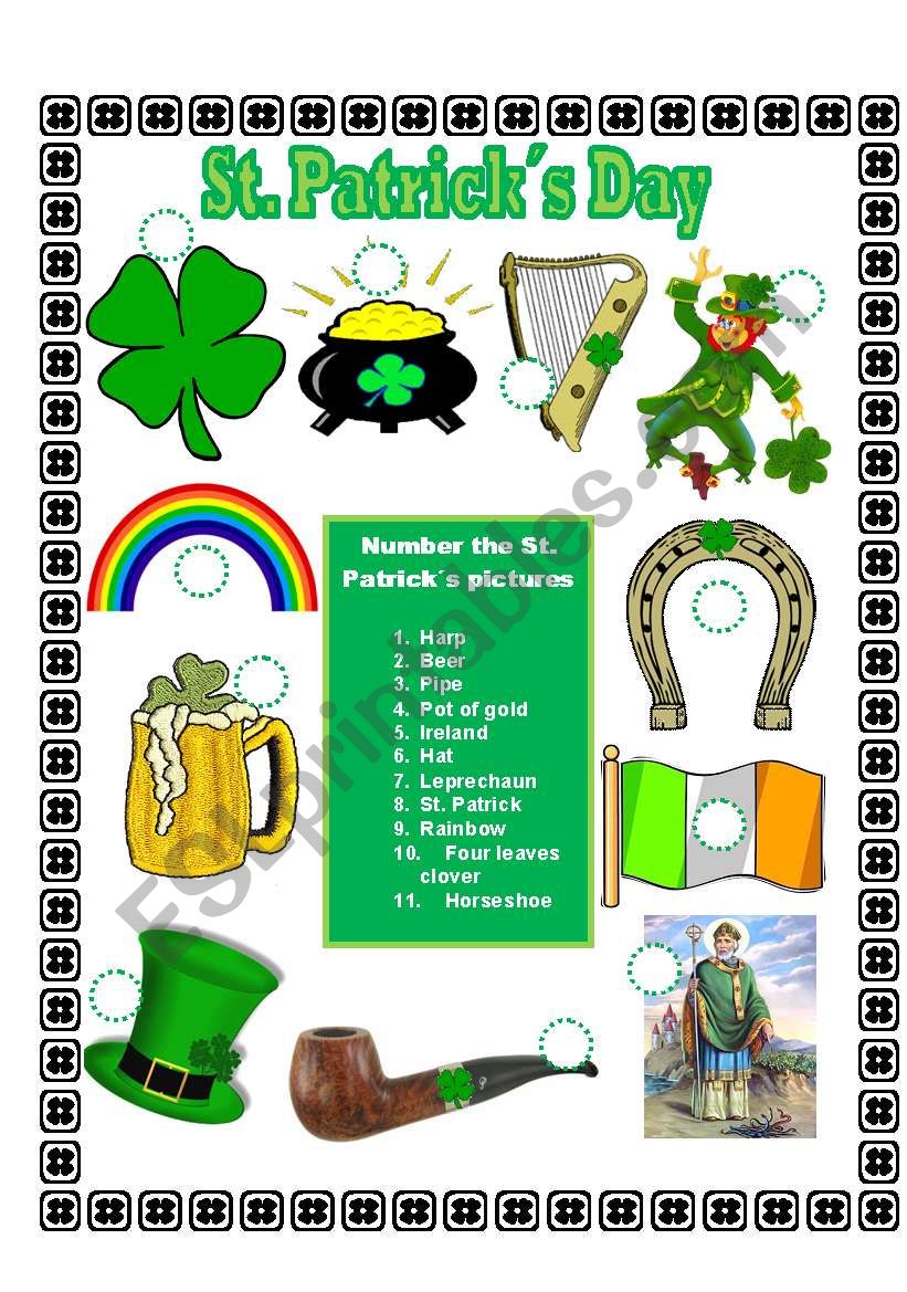 St. Patricks Day worksheet