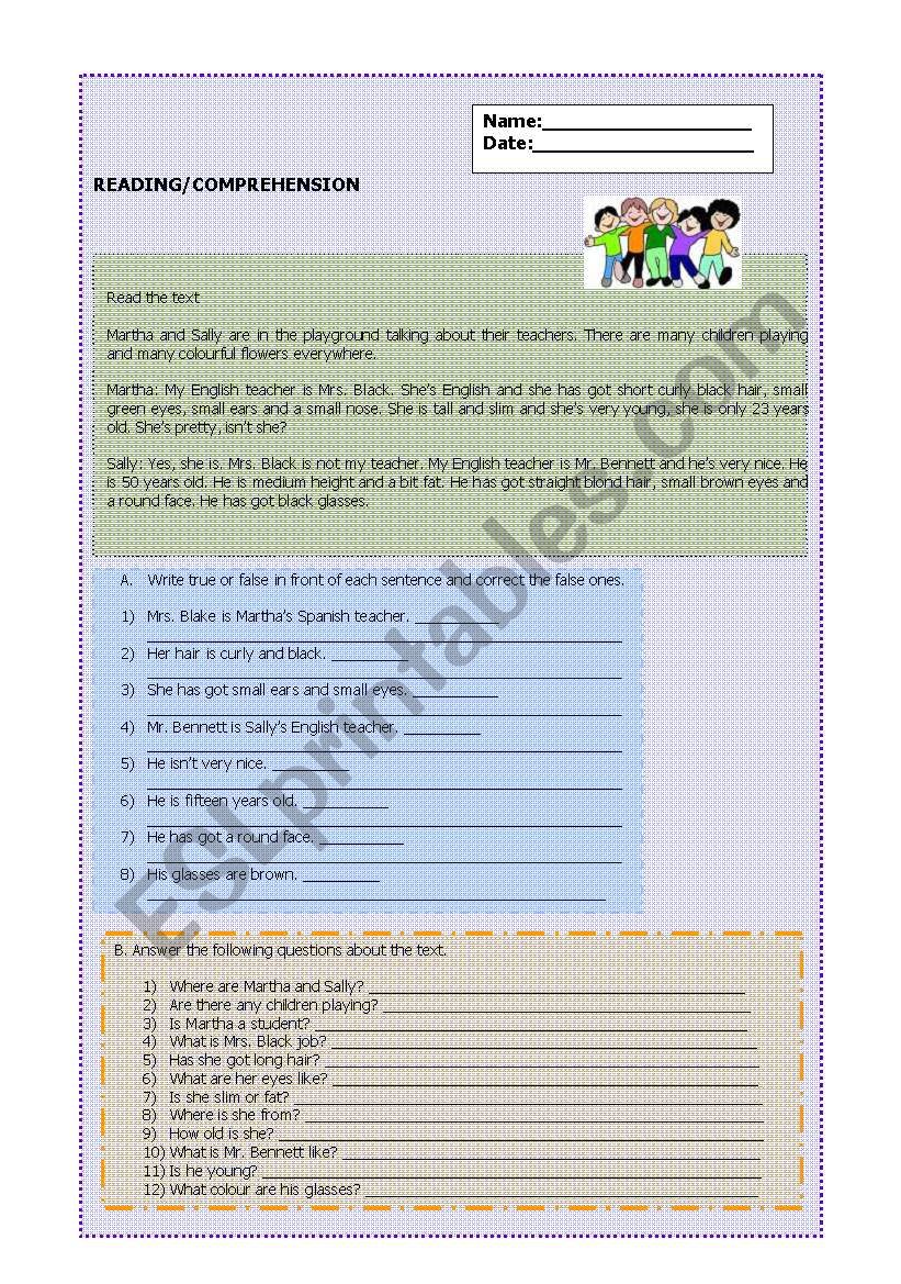 In the playground worksheet