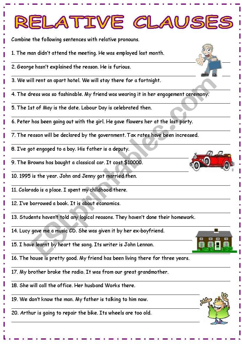 PDF T l charger Adjective Clause Test Pdf Gratuit PDF PDFprof