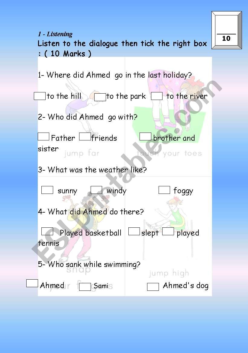 mixed abilities  worksheet