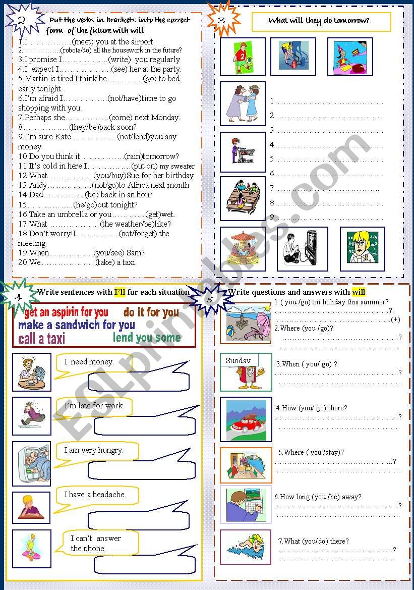 The Future with Will 2/2 worksheet