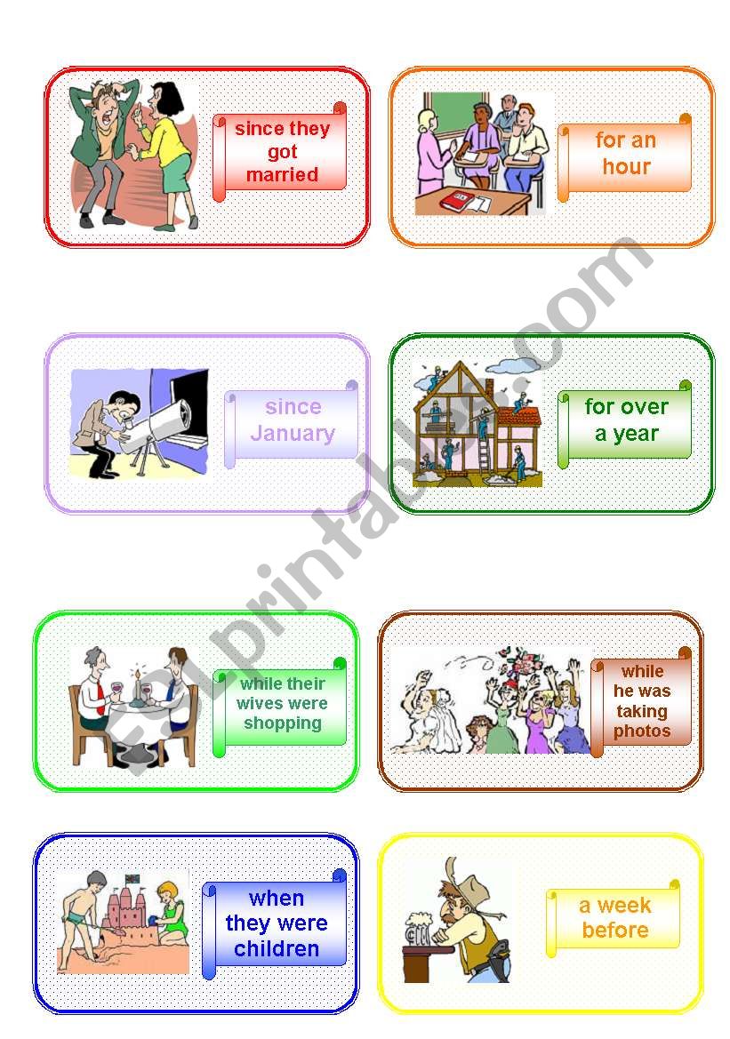 Revision Cards 3 worksheet