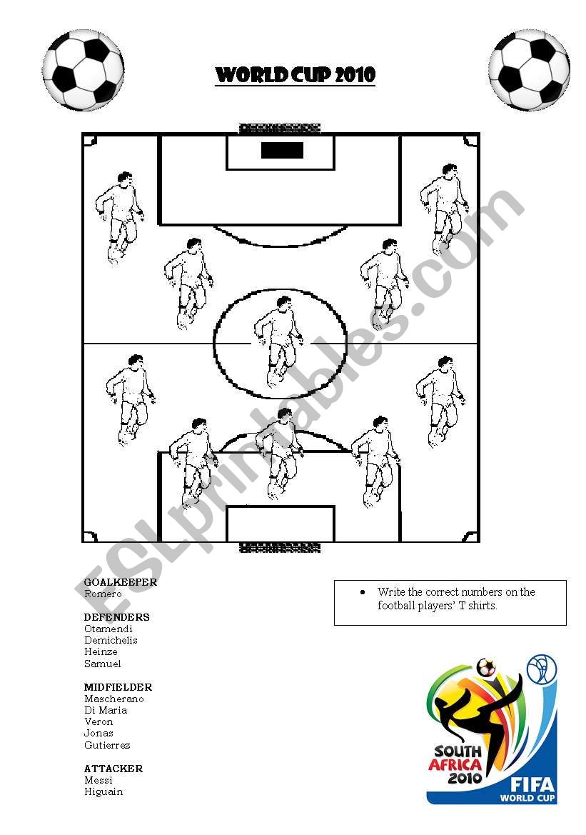 WORLD CUP  worksheet