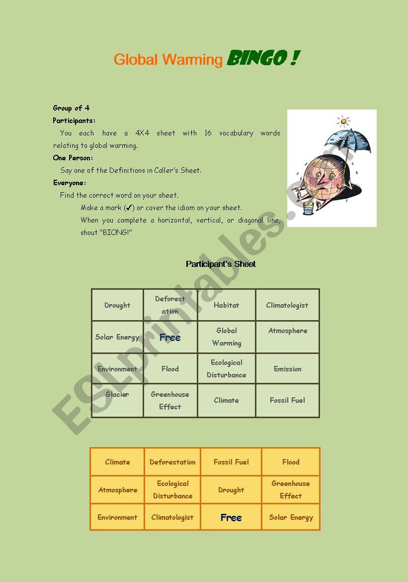 english-worksheets-global-warming