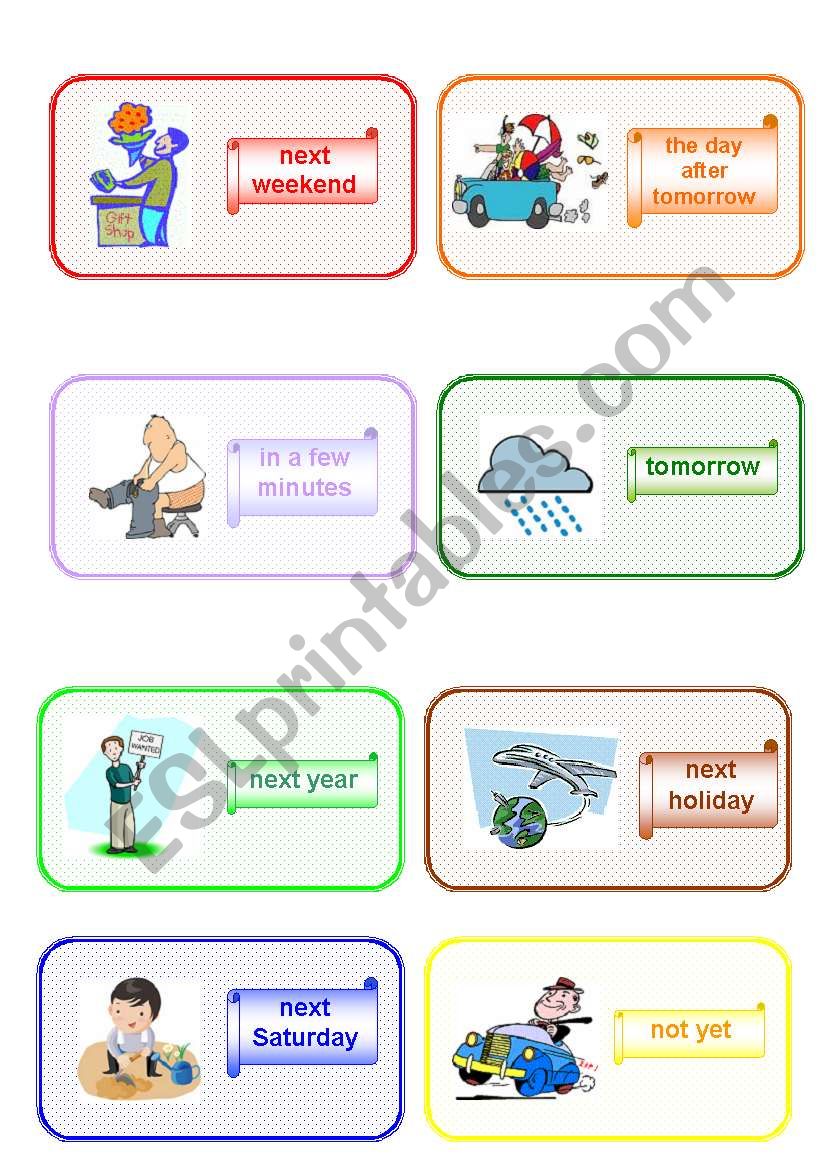 Revision cards 4 worksheet