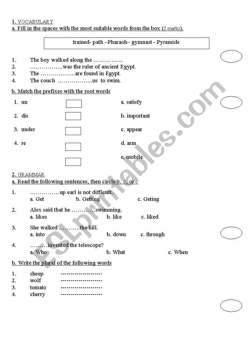 pre- final exam (second paper)