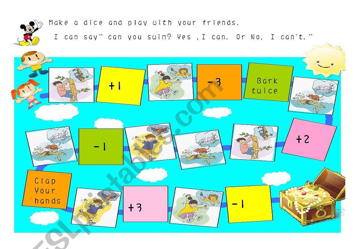 can you swim? worksheet