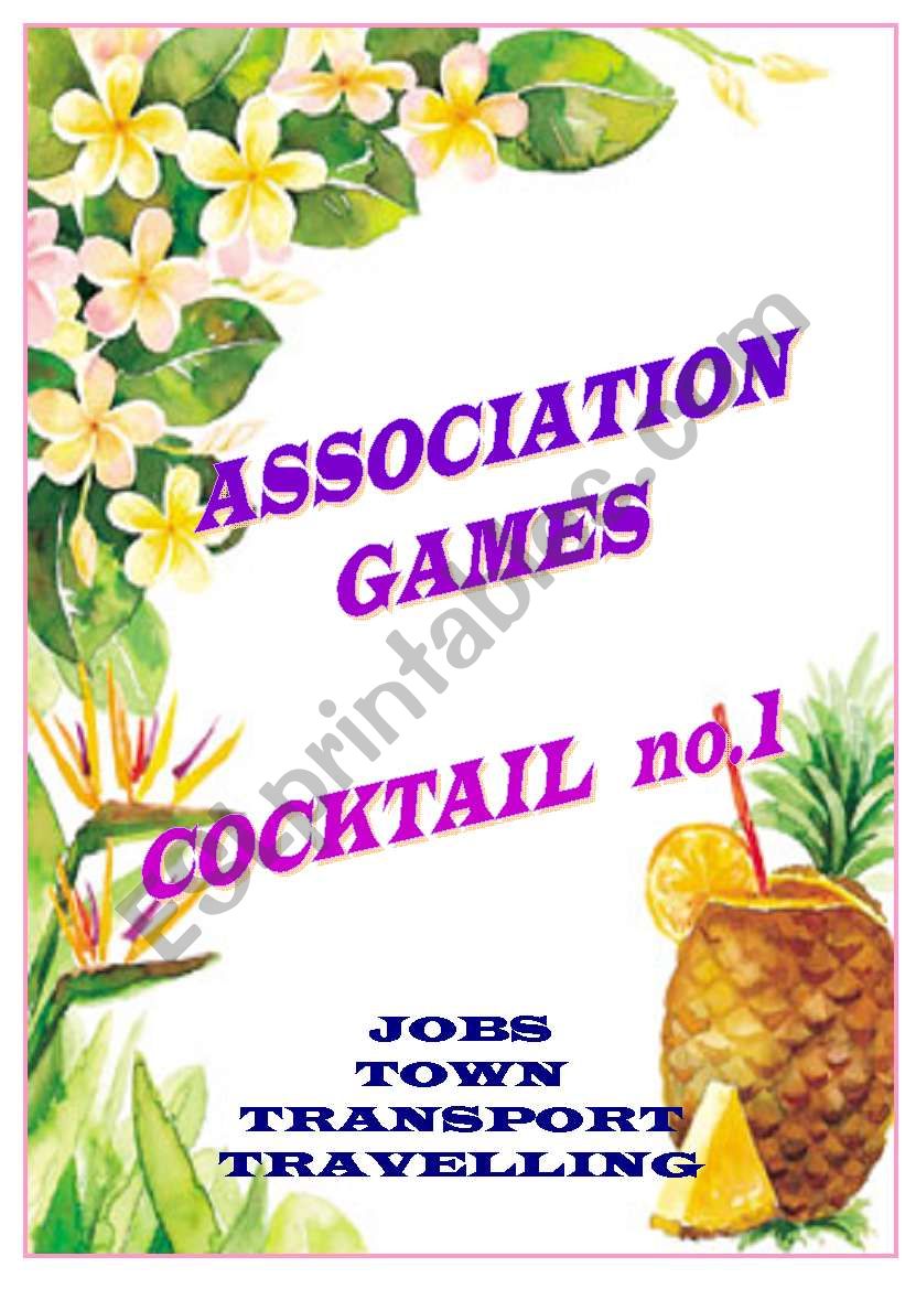 association games cocktail no.1