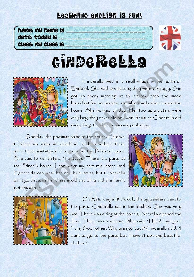 PLEASE, TELL ME A TALE â€“ CINDERELLA BY AGUILA PART 1
