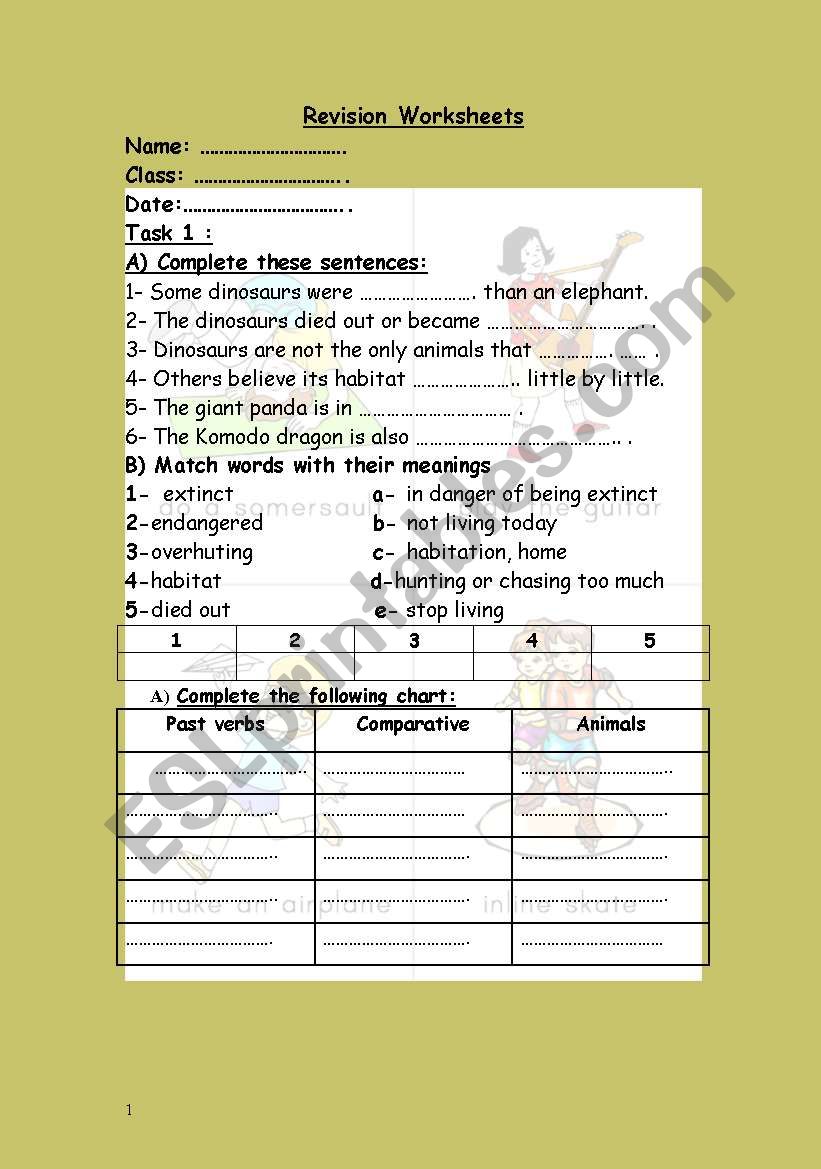 reading. grammar and writing  worksheet