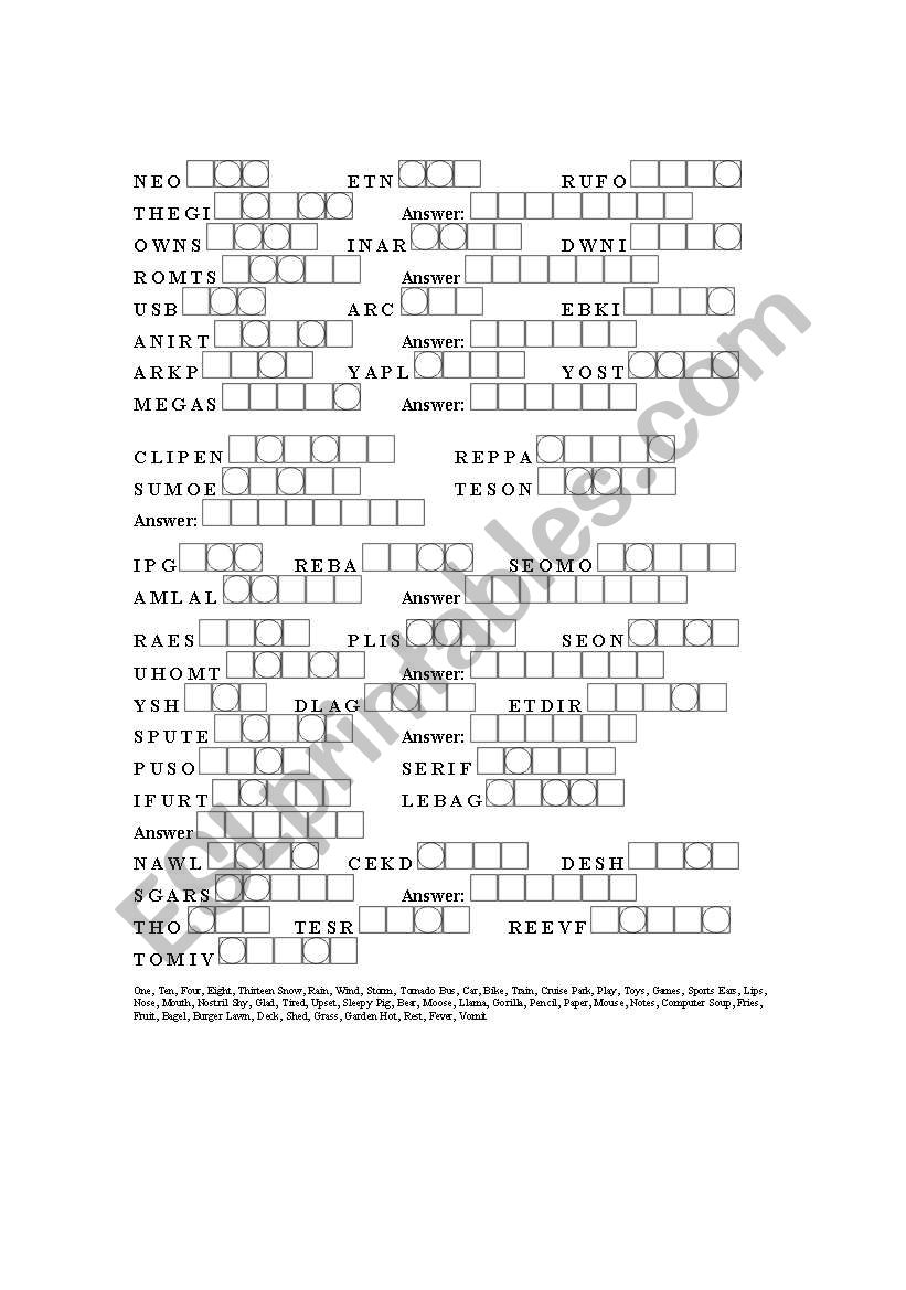 english-worksheets-jumbled-words