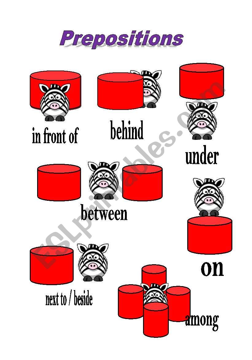 prepositions worksheet