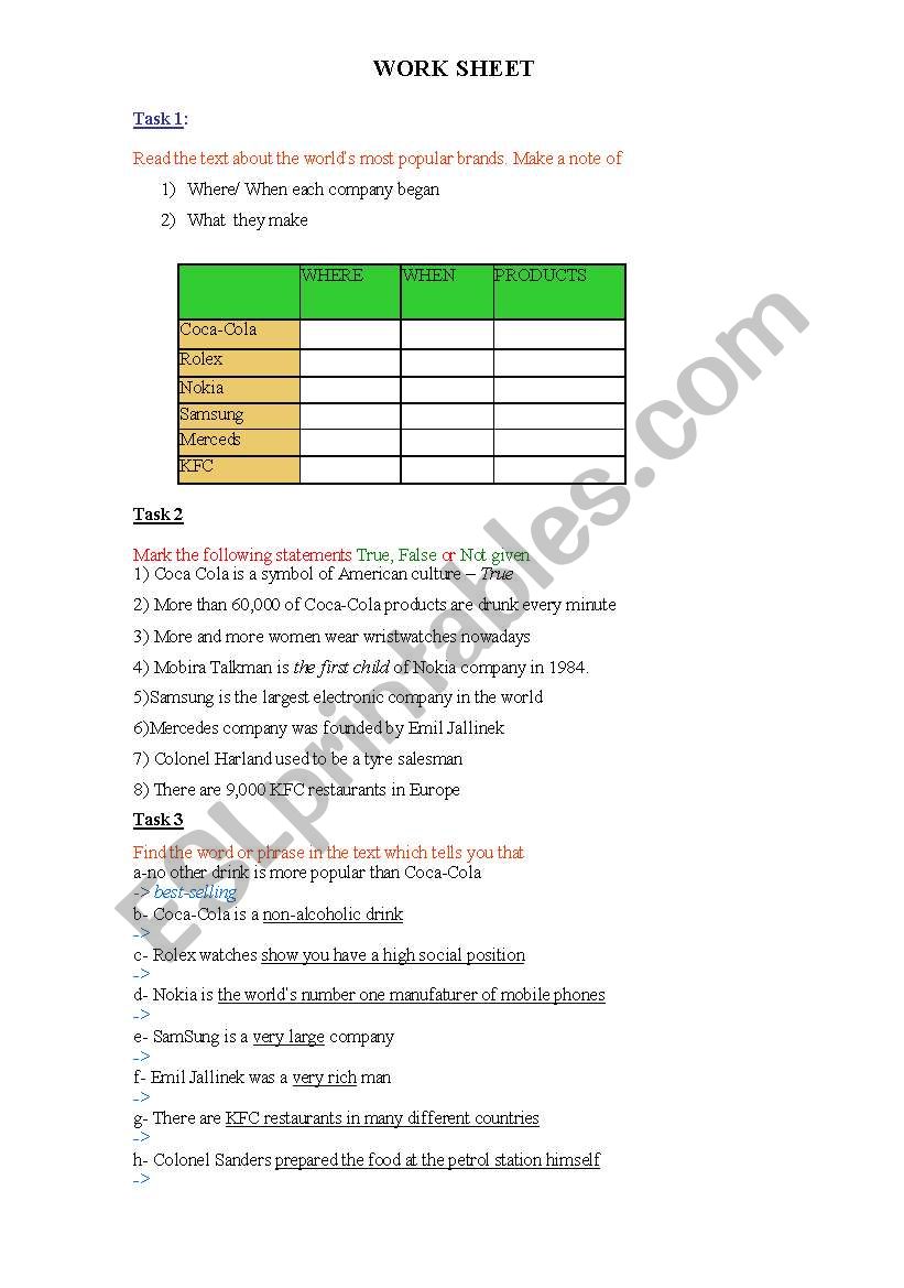 Unit 12- New Cutting Edge worksheet