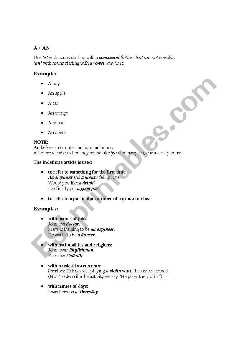 Articles 