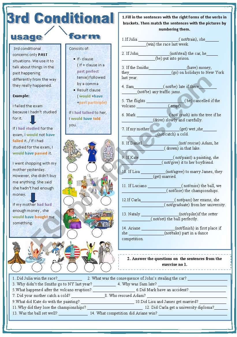 3rd conditional worksheet