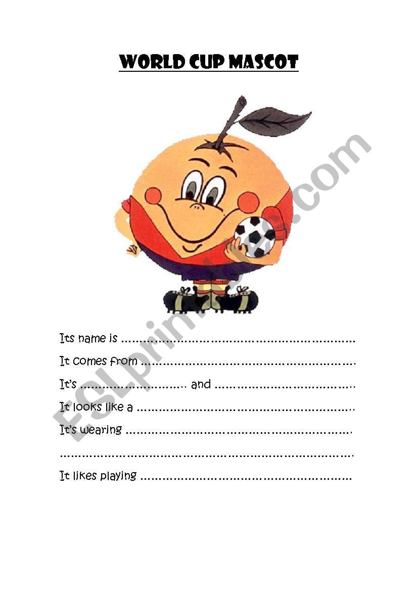 World cup mascot 