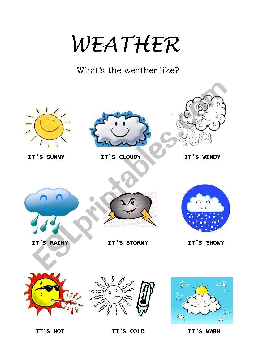 weather worksheet