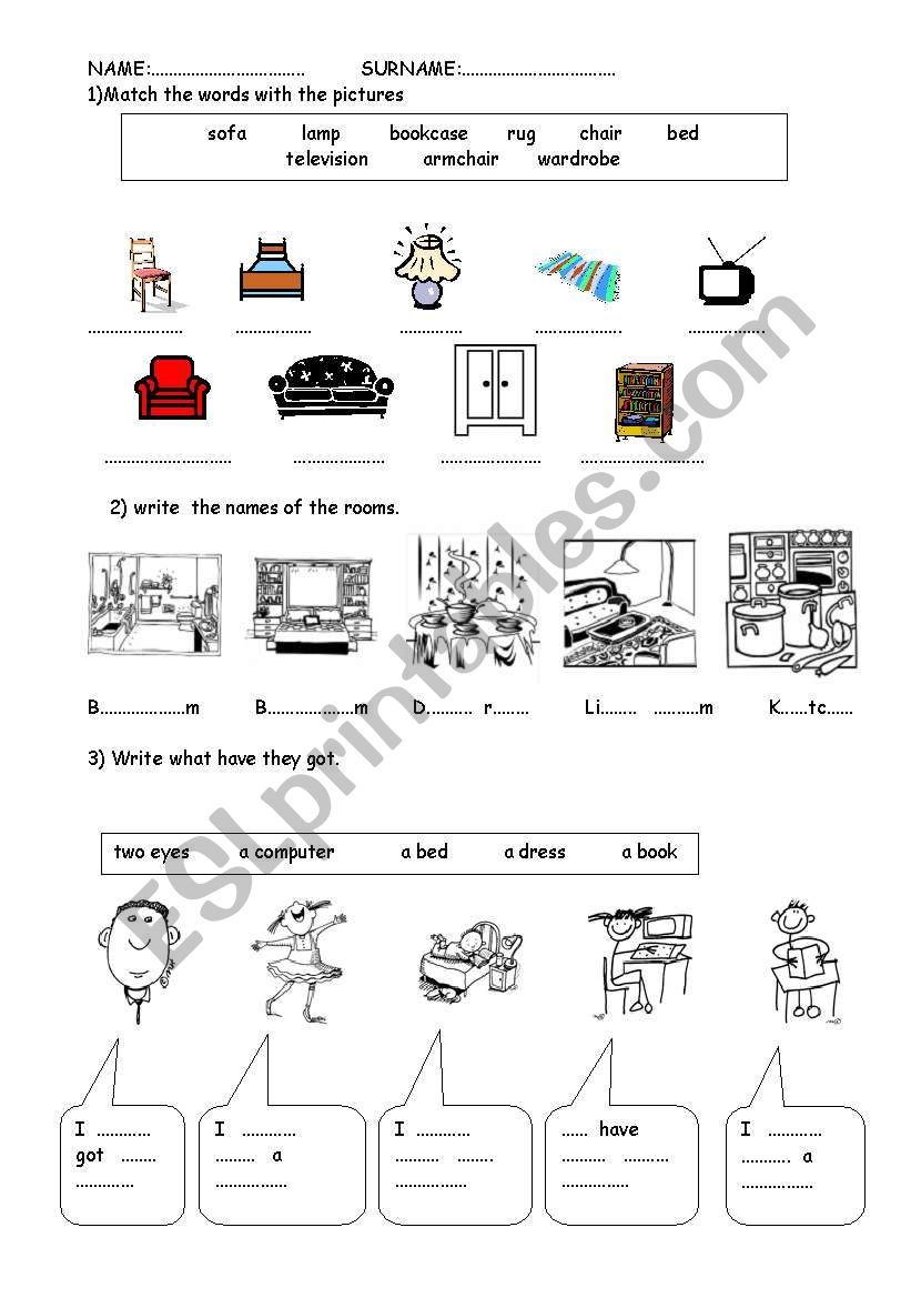 HOME worksheet