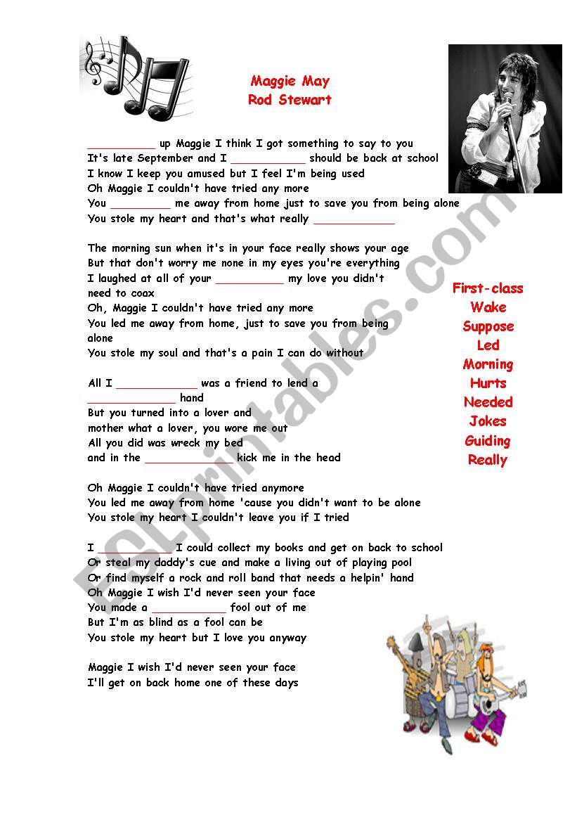 Maggie May Lyrics by Rod Stewart
