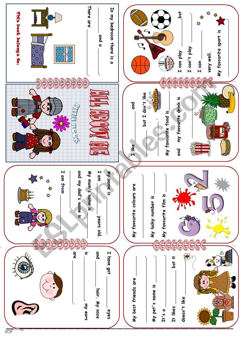 all-about-me-mini-book-esl-worksheet-by-szilvi