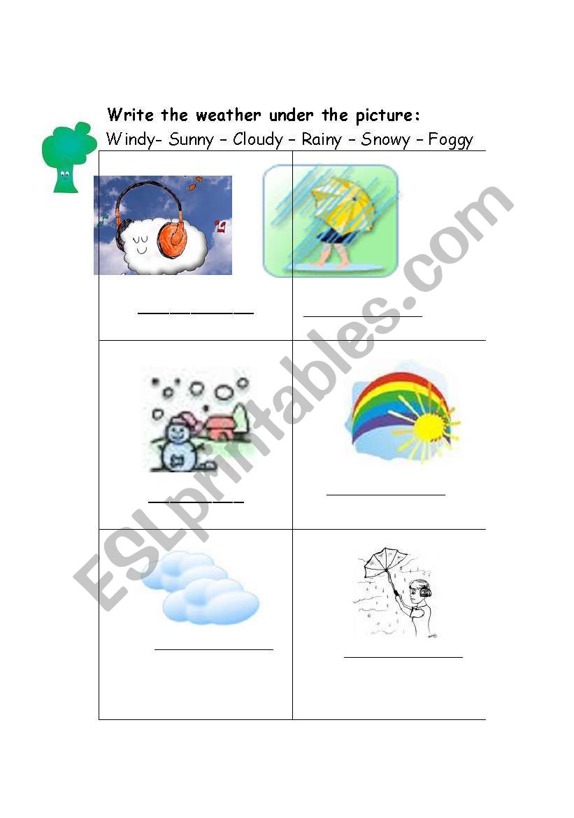 weather worksheet  worksheet