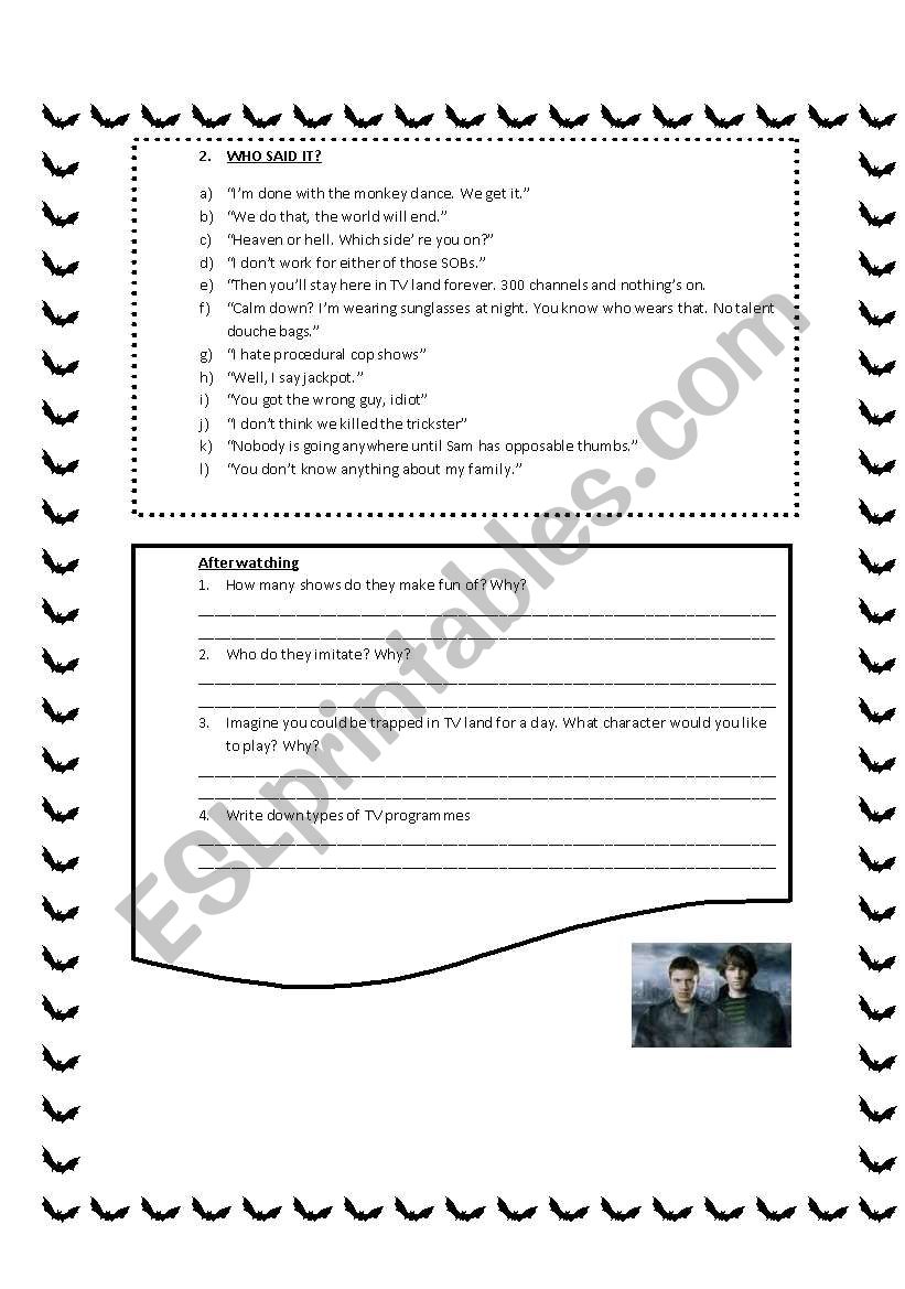 supernatural episode part 2 worksheet