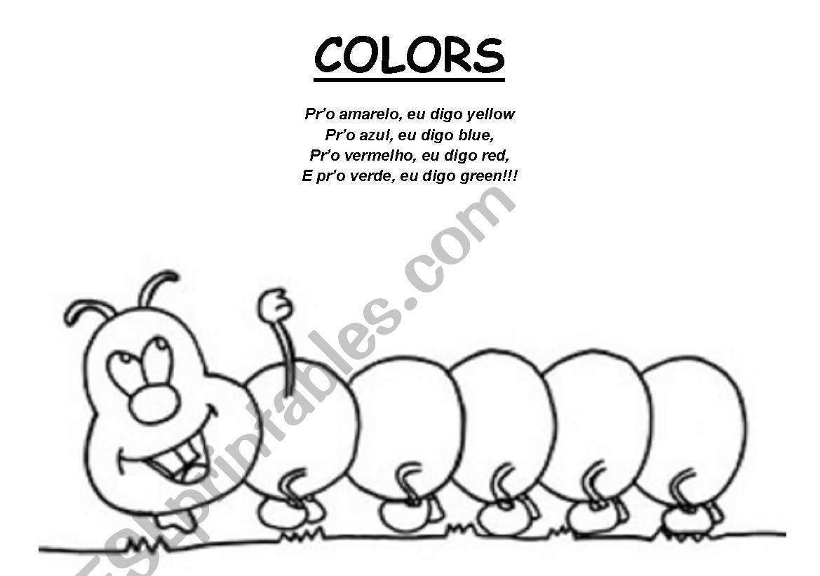 Colors worksheet