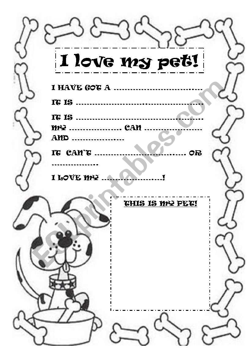 PETS worksheet