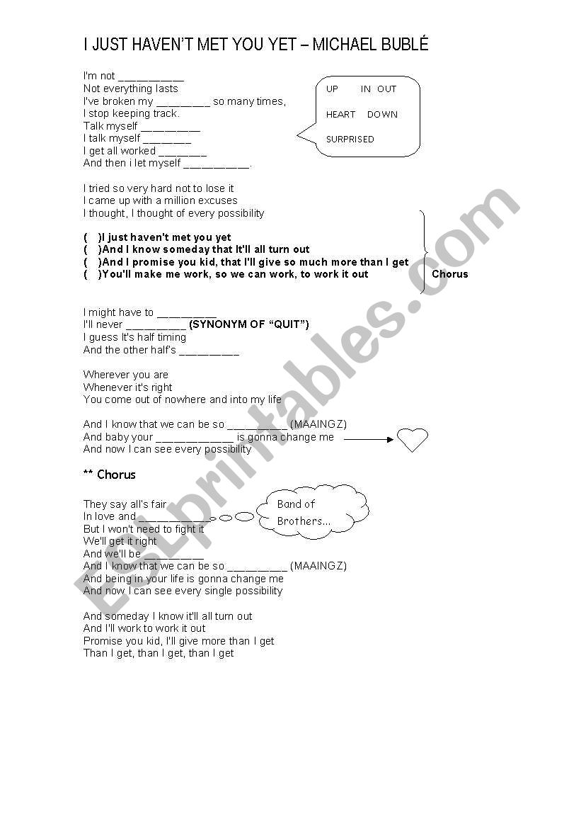 song michael bublÃ© 