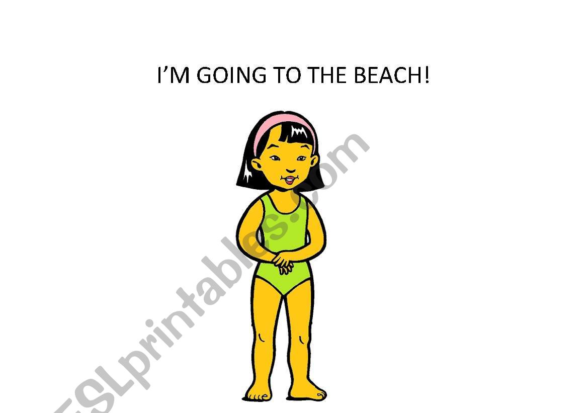 IÂ´m going to the beach! worksheet