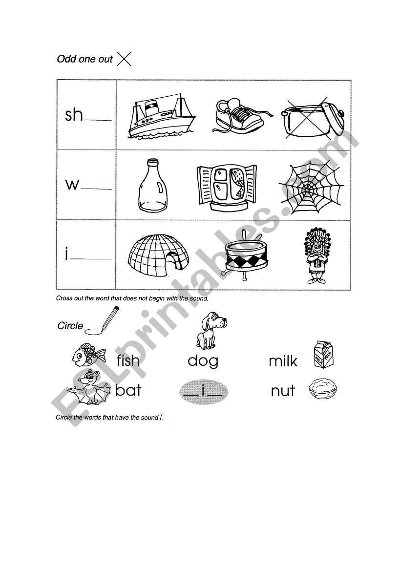 What sound? worksheet