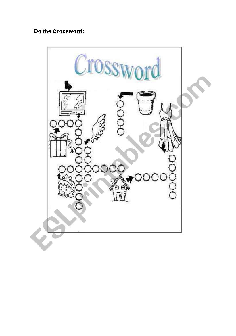 Crossword worksheet