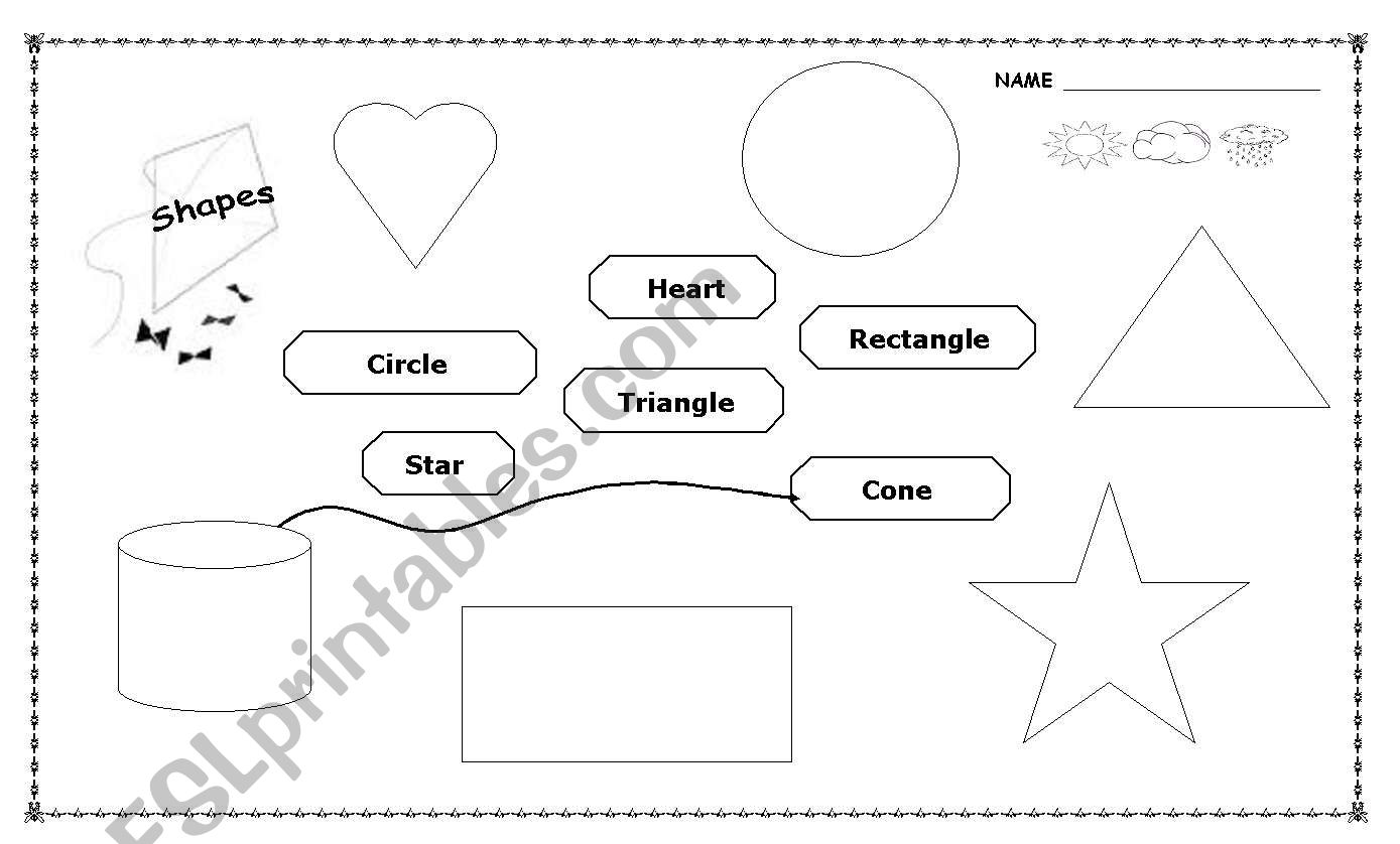 shapes worksheet