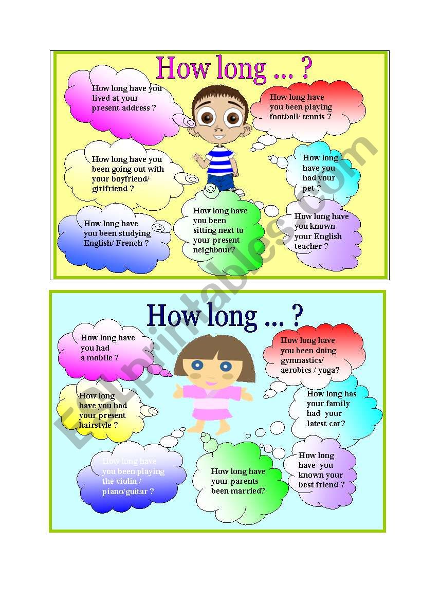 Present perfect simple/continuous - speaking