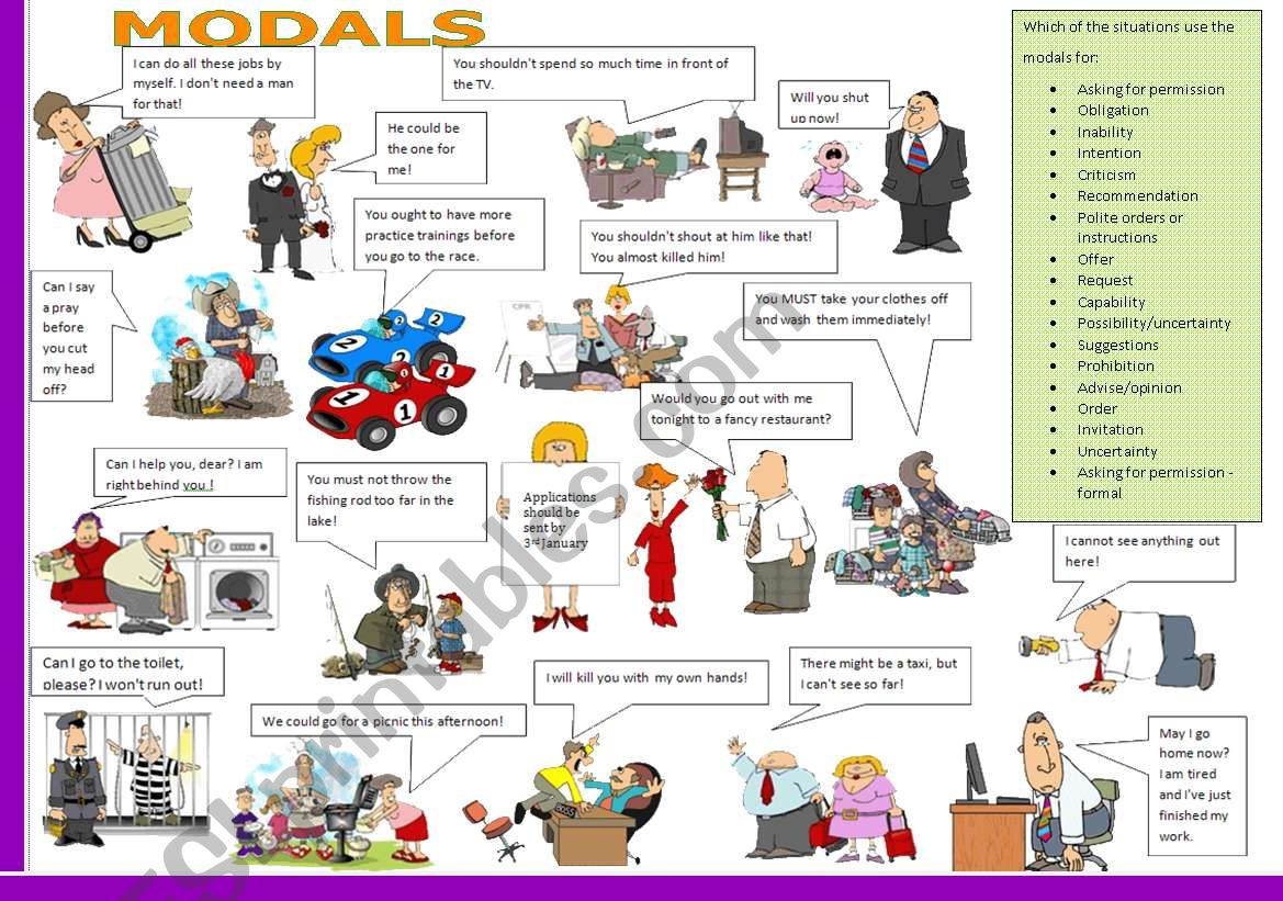 MODAL VERBS  worksheet