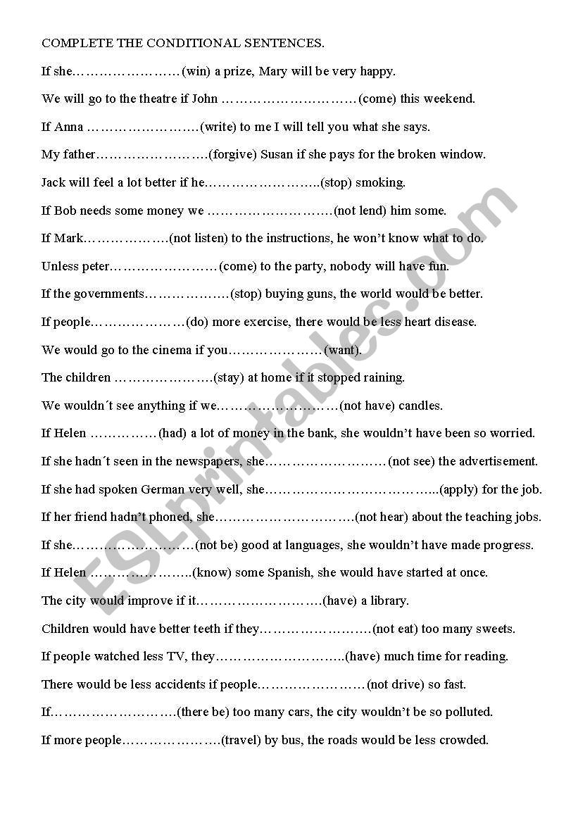 conditional-sentences-all-types-esl-worksheet-by-montseteacher