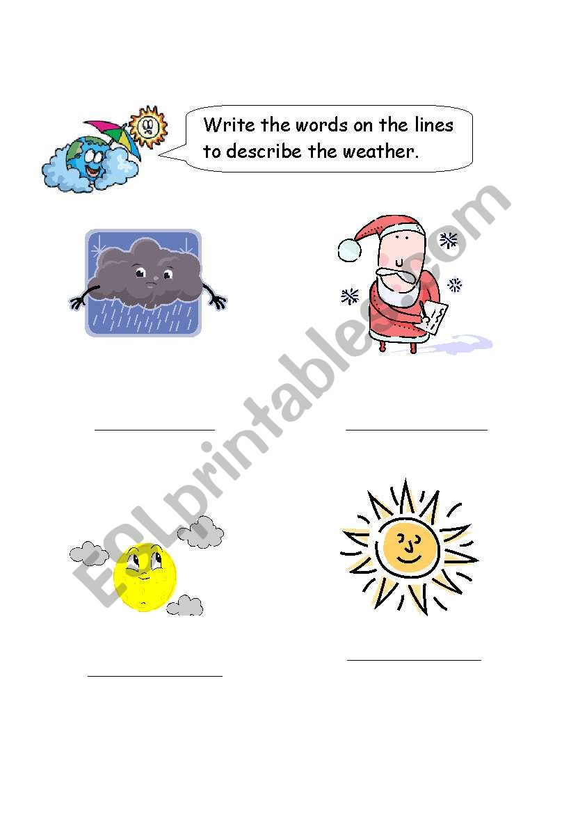 weather worksheet worksheet