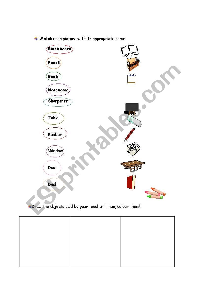 classroom worksheet