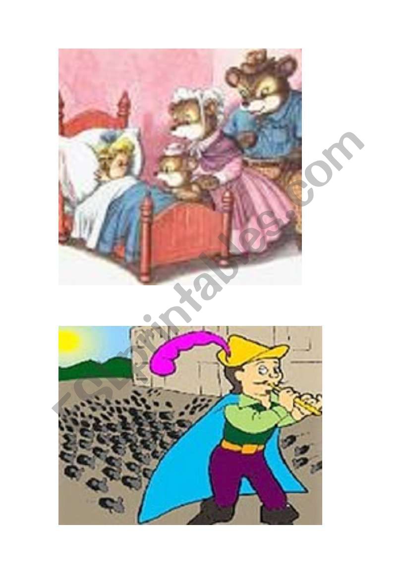 fairy tales pictures worksheet