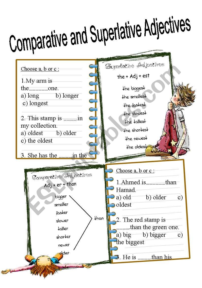 comparative and superlative adjectives