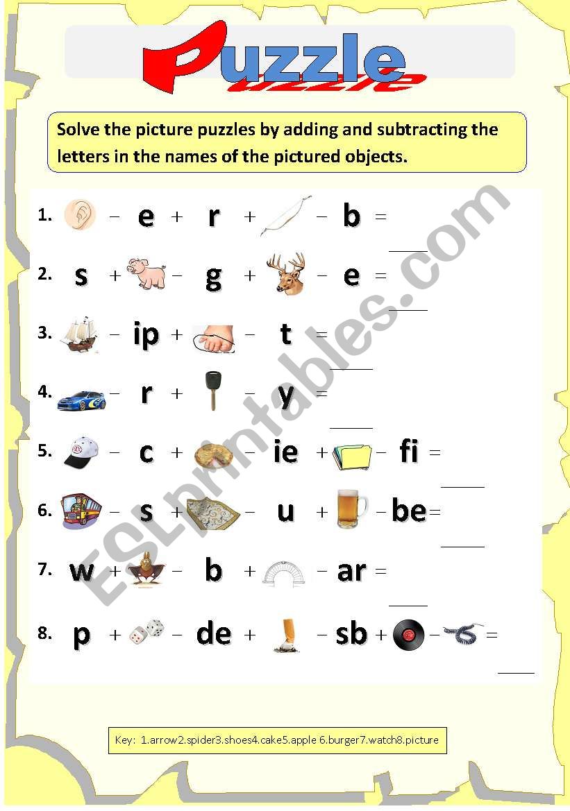 puzzle worksheet