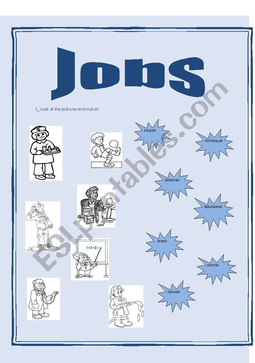 jobs part 1 worksheet