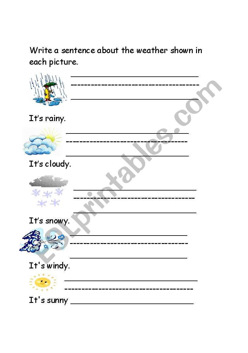 weather worksheet worksheet