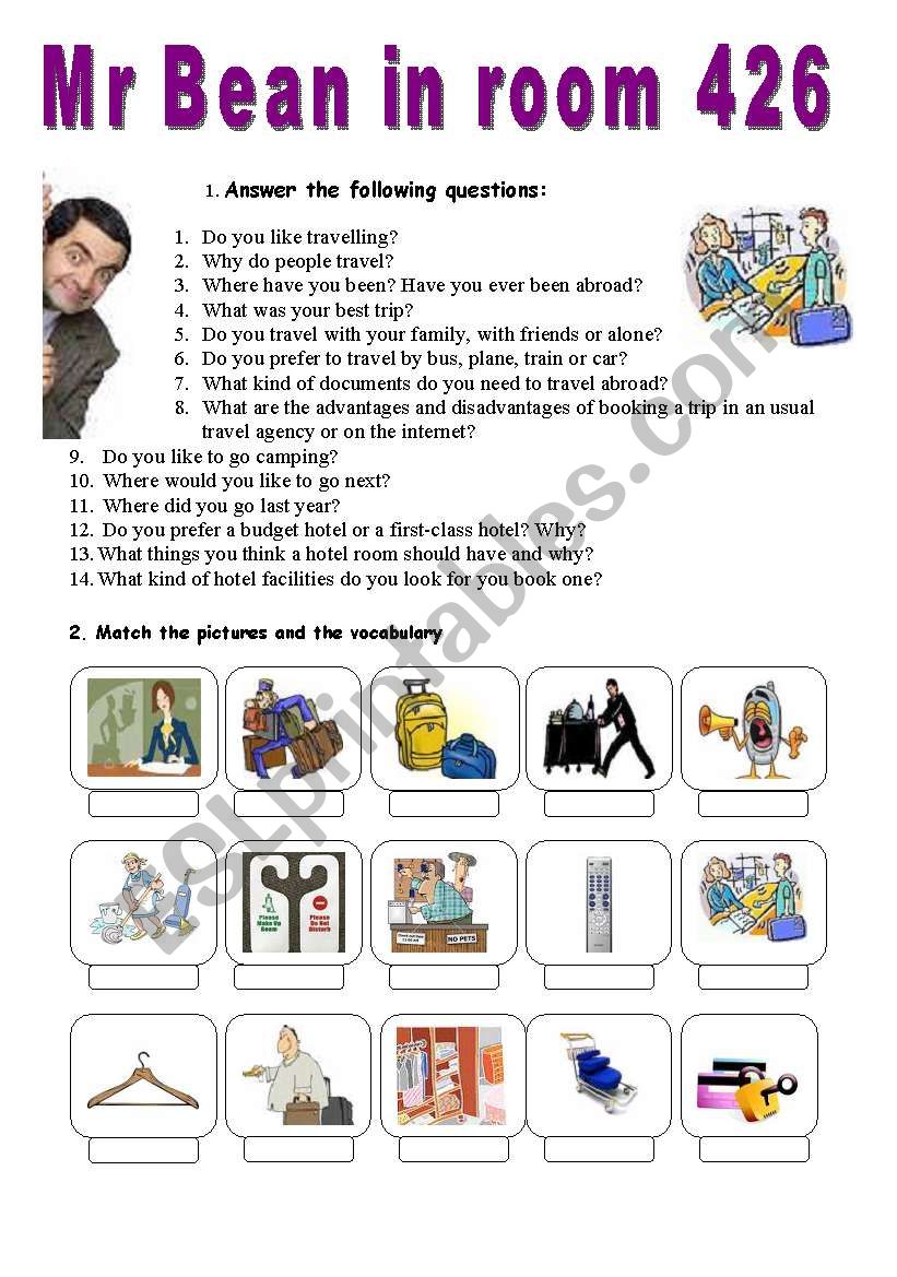 Mr Bean in room 426 - VIDEO SESSION (19Â¨)