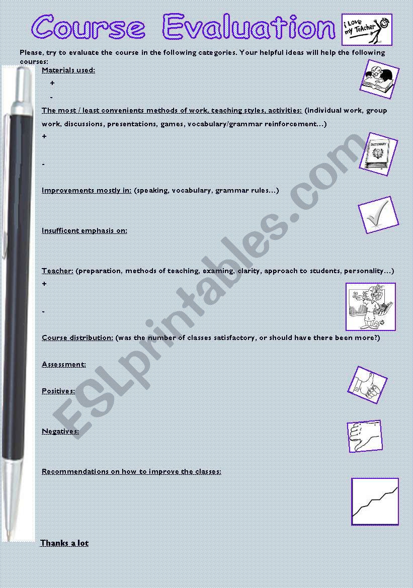Course Evaluation Questionnaire