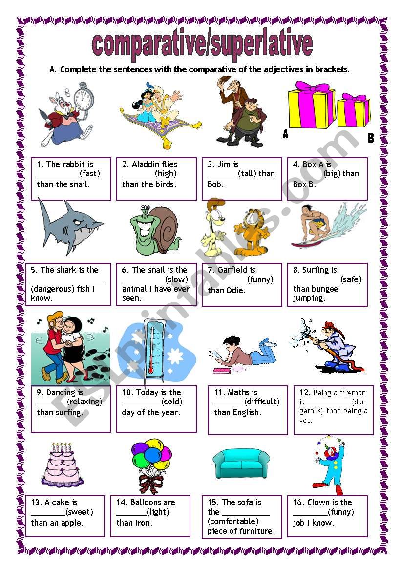 Comparative and superlative (18.05.10)